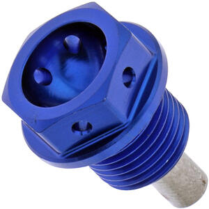 Bullone olio M12x1.5 magnetico Pro Bolt alluminio blu