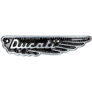 Kraftstofftank-Emblem Ducati Scrambler links
