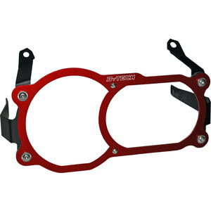 Griglia protezione faro anteriore per BMW R 1200 GS '13- MyTech rosso
