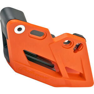 Final transmission chain guard Husqvarna TE 125 2T Kettenführung Polisport orange