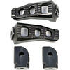 Pedalino poggiapiedi per KTM Duke 890 Gilles Tooling Touring coppia nero - Foto 5