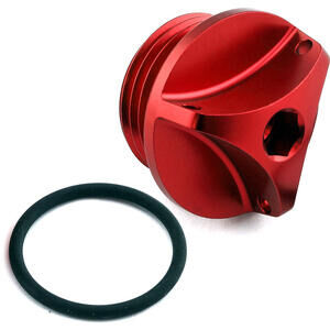 Bullone olio M24x2 Pro Bolt alluminio rosso