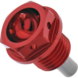Bullone olio M14x1.5 magnetico Pro Bolt alluminio rosso