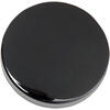 Tappo serbatoio benzina per Harley-Davidson -'72 ventilato nero lucido