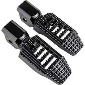 Pedalino poggiapiedi per Honda CBR Gilles Tooling California guidatore coppia nero