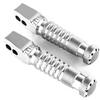 Pedalino poggiapiedi per Suzuki GSX-R '05- Gilles Tooling Sport guidatore coppia grigio