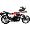 Impianto di scarico per Kawasaki GPZ 750 Uni-Track Delkevic 4 in 1 Racing inox - Foto 2