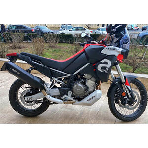 Finale di scarico per Aprilia Tuareg 660 Mistral Exagon nero