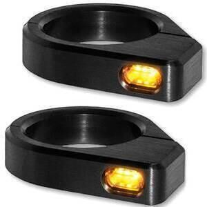 Coppia frecce led alla forcella 54-56mm Micro nero