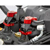 Riser per Suzuki GSR 750 manubrio 28.5mm Gilles Tooling 2D.GT regolabili rosso coppia - Foto 4