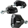 Coppia riser TRW-Lucas 45mm manubrio 28.5mm nero