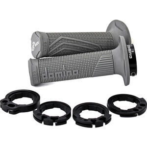 Coppia manopole Tommaselli D-Lock D100 22mm grigio