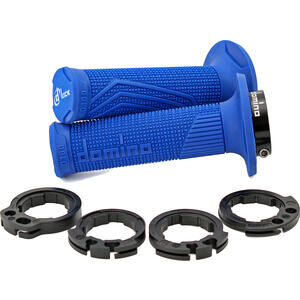Coppia manopole Tommaselli D-Lock D100 22mm blu