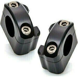 Riser per Suzuki GSX 1300 B-King manubrio 28.5mm LSL -8mm nero coppia