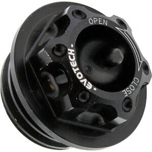 Engine oil bolt M22x1.5 Evotech black