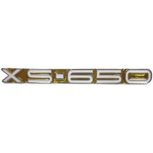 Emblème de panneau latéral Yamaha XS 650 - 73 OE-Réplique gold