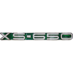 Side panel emblem Yamaha XS 650 -\'73 OE-Replica green