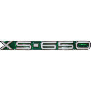 Emblème de panneau latéral Yamaha XS 650 - 73 OE-Réplique vert