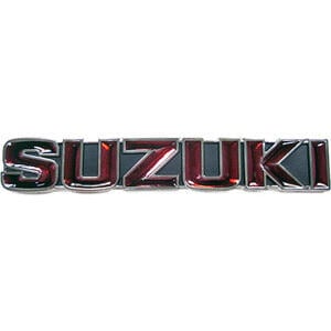 Emblème de réservoir de carburant Suzuki GT 380 OE-Réplique rouge