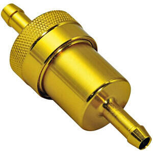 Fuel filter 8mm alloy gold