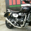 Cache panneau latéral tuyaux d'échappement bas Triumph Scrambler 1200 Mass - Photos 3