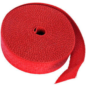 Exhaust pipe wrap 416° red 50mm 15mt