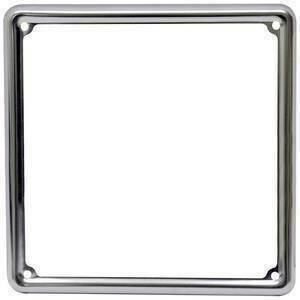 Cadre de plaque d\'immatriculation pour motos classiques inox