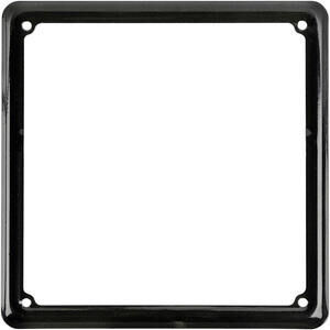 Cadre de plaque d\'immatriculation pour motos classiques noir