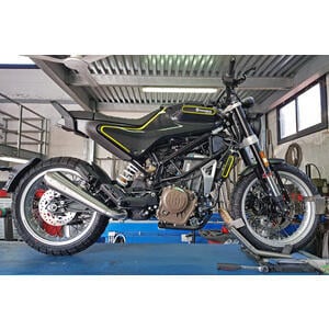 Finale di scarico per Husqvarna Svartpilen 401 E5 Mass Cafe Racer
