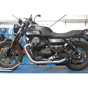 Système d\'échappement Moto Guzzi V 7 i.e. E5 Mass Hot Rod 2-2