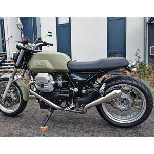 Sistema de escape Moto Guzzi Bellagio 940 i.e. Mass Cafe Racer 2-1