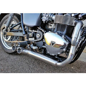 Auspuffanlage Komplett Triumph Thruxton 1200 E3 Mass Trucker 2-1