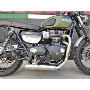 Auspuffanlage Komplett Triumph Street Scrambler E5 Mass Cross 2-1