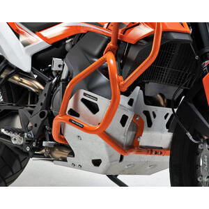Crash bar KTM Adventure 890 SW-Motech inferior naranja