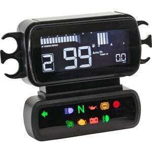 Gauge kit Harley-Davidson Softail Street Bob '18- Koso D2 black