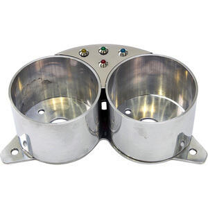 Carcasa del manómetro Moto Guzzi 80-80mm alu