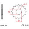Pignon de transmission avant JT Sprockets JTF1183 - Photos 2