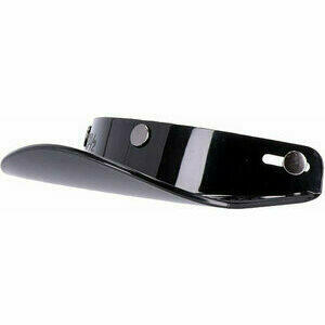 Motorcycle helmet visor 13 1/2 Scum Peak black