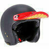 Motorcycle helmet visor 13 1/2 Scum Peak red - Bilder 4