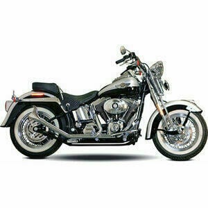 Exhaust system Harley-Davidson Softail \'00-\'17 Paughco Fishtail 2-2 chrome