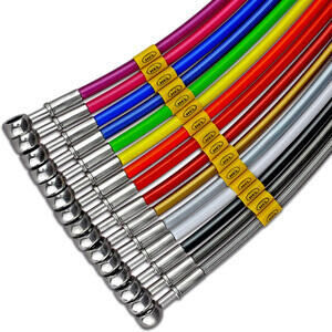 Kit latiguillos de freno metálicos Honda CX 500 -\'79 HEL delantero