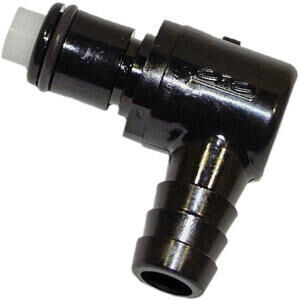 Fuel tank joint Ducati -\'03 hose plastic black