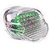 Fanalino posteriore per Harley-Davidson '73-'98 Laydown led luce targa alta trasparente
