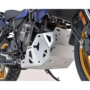 Crash bar Suzuki DL 800 V-Strom carter d\'huile SW-Motech gris