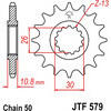 Transmission sprocket front JT Sprockets JTF579 - Pictures 2