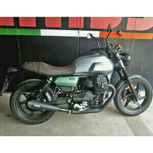 Silenciador de escape Moto Guzzi V 7 i.e. 850 Mass Cafe Racer par