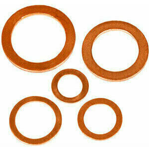 Washer gasket copper kit 5pc