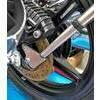 Portatarga per Moto Guzzi Serie Grossa alla ruota nero - Foto 7