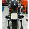Portatarga per Moto Guzzi Serie Grossa alla ruota nero - Foto 4