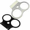 Piastra supporto strumentazione per Moto Guzzi 80-80mm